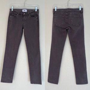 PAIGE Jeans Dark Gray Skyline Skinny Size 25 Perfect Spring Denim